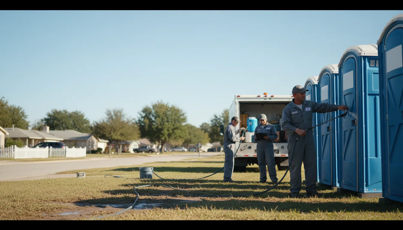 Long-Term Portable Toilet Rental in Riverside, TX near me